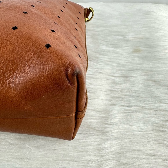 Madewell Brown Perforated Crossbody Bag - Picture 6 of 16